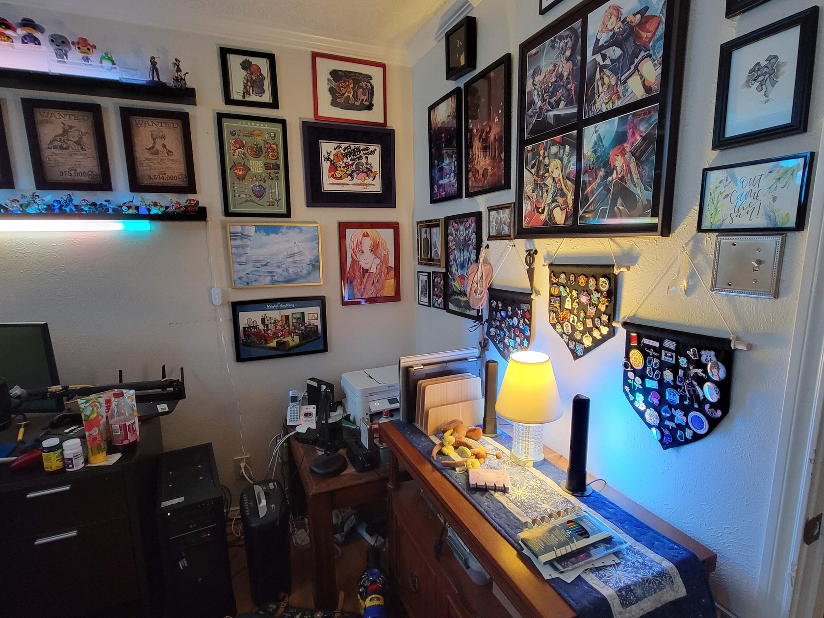 This area didn't change much, and things are still being organized.